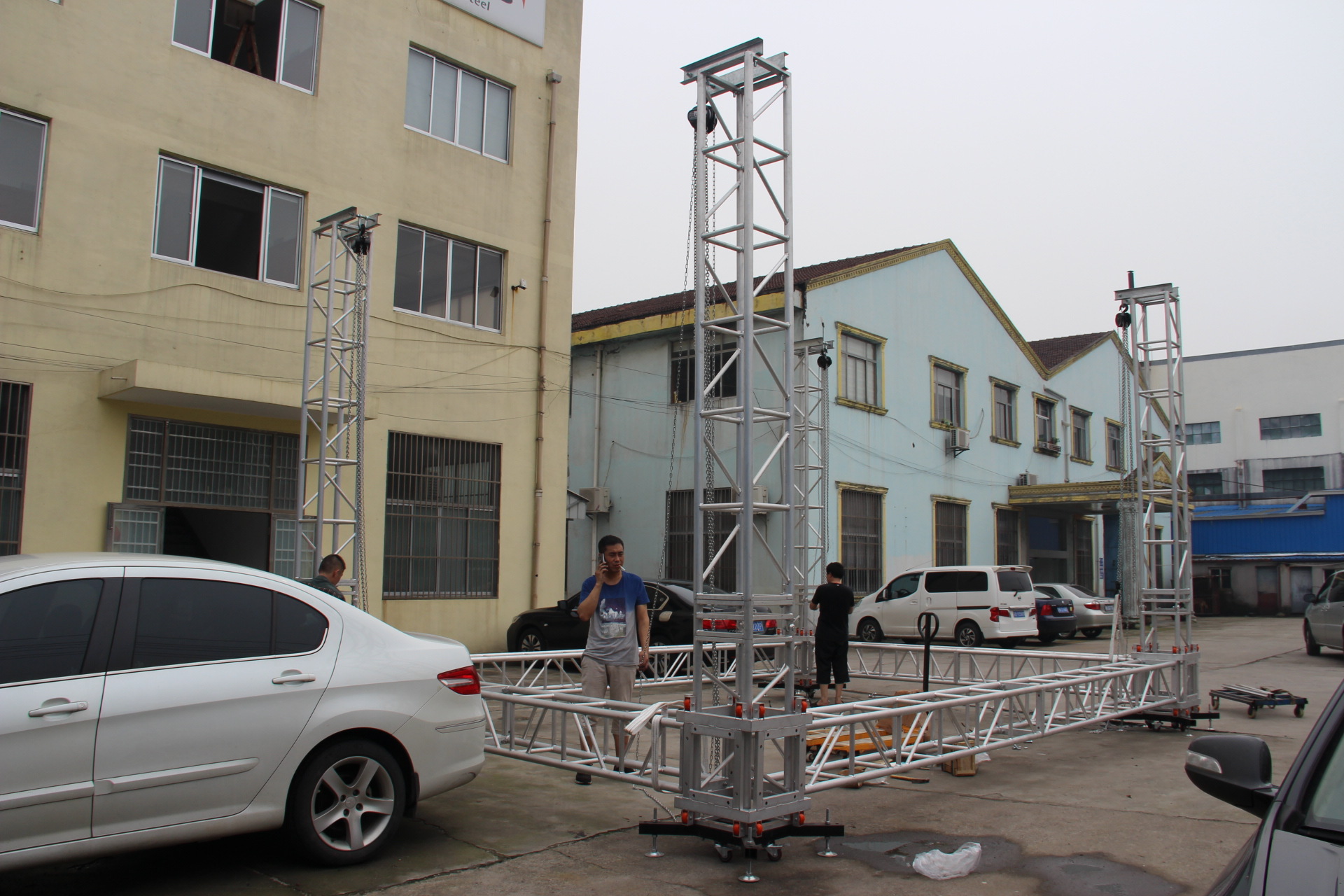 厂家直供铝合金舞台桁架灯光架truss架铝合金桁架婚庆舞台背景架