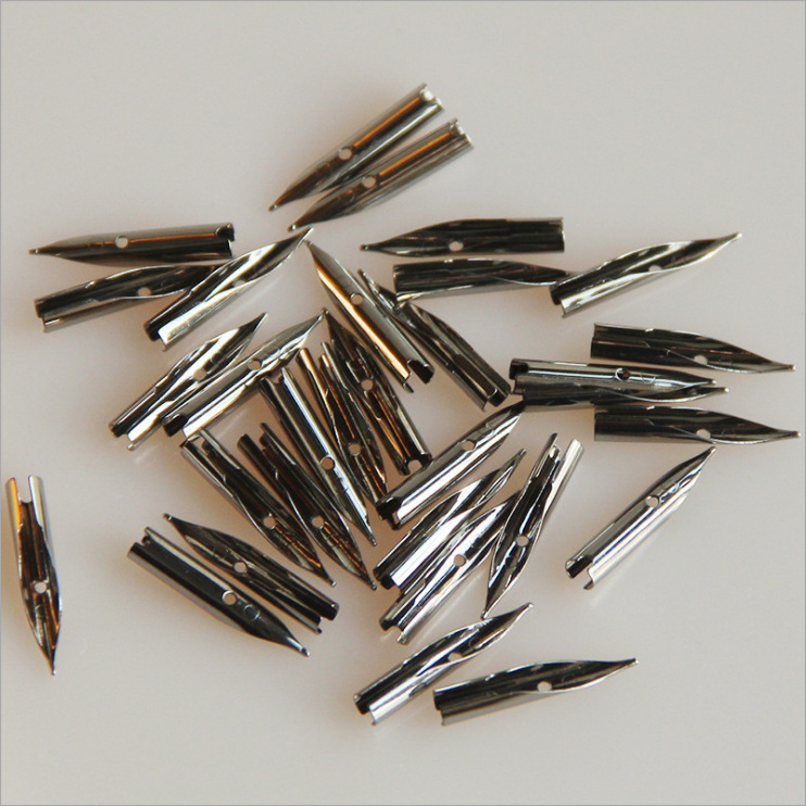 英雄钢笔尖 暗尖白尖 一般通用尖 适配大部分钢笔 笔尖 钢笔头