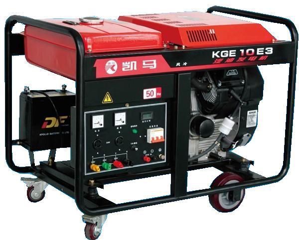 凯马风冷汽油发电机kge10e3/12e3