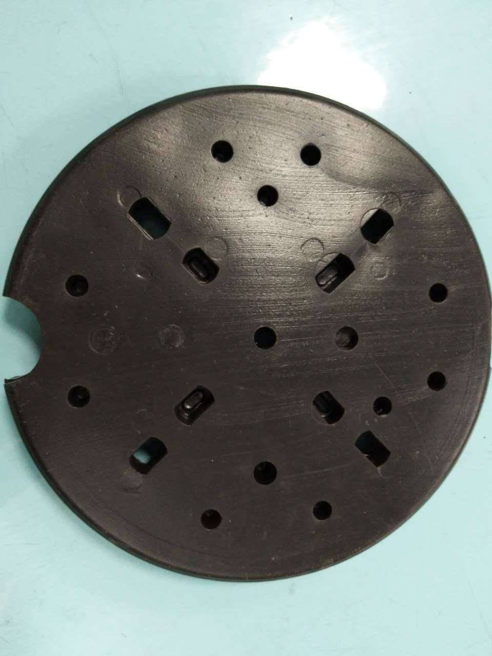 [可以定制]风扇配重块 洗衣机拱形垫高底座塑料防滑压塑家电配件