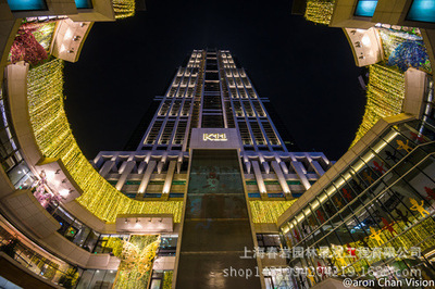 上海k11钢网水幕墙工程案例