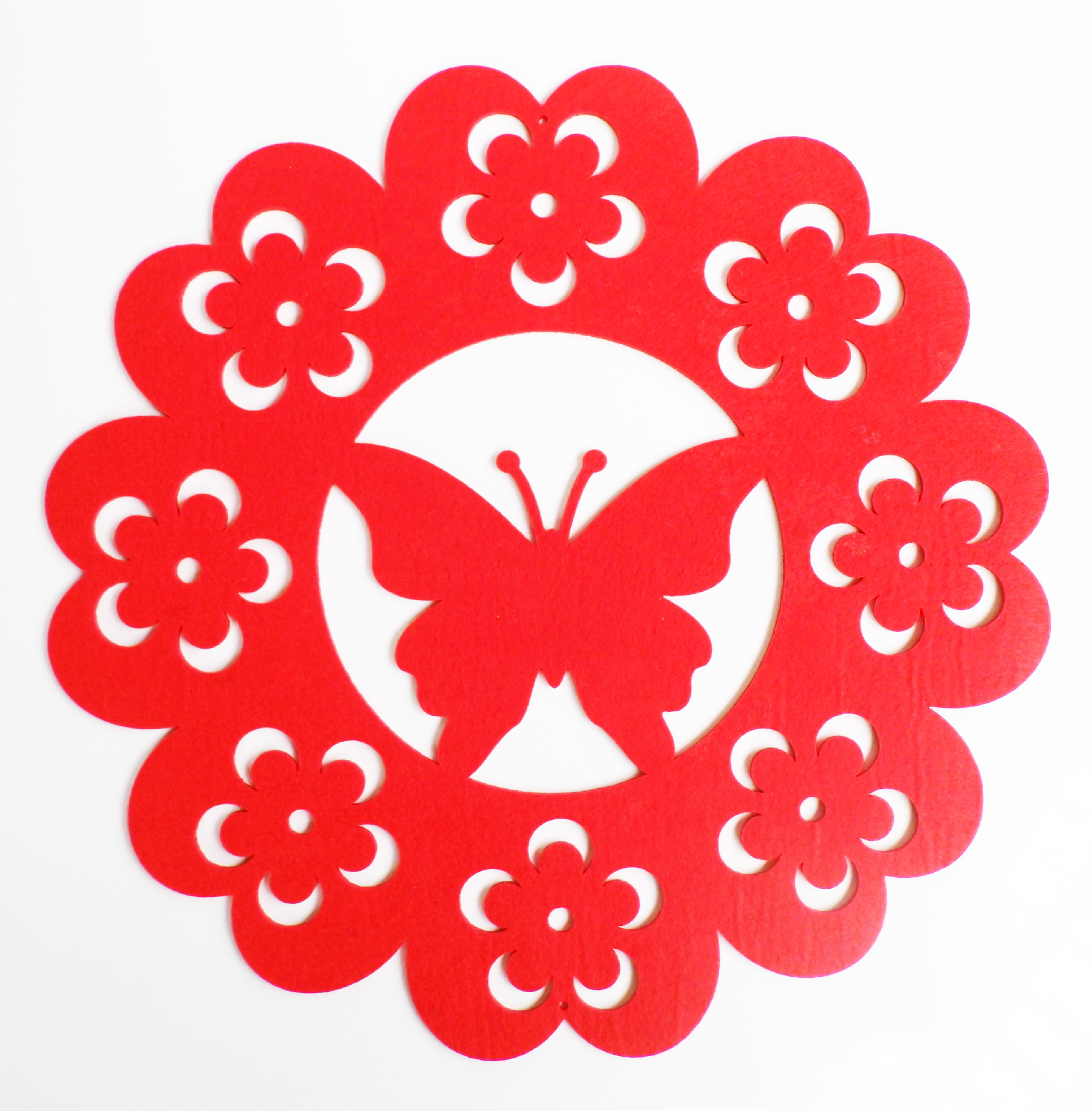 厂家直销新款创意装饰幼儿园蝴蝶吊饰 房间走廊装饰蝴蝶挂饰定制