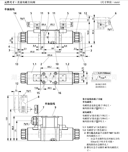 华德液压 电磁阀4wrae6e15-2x/g24k31/a1v比例阀 换向阀_换向阀_阀门