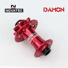 自行车零件NOVATEC久裕D811SB-15筒轴花鼓,32H  DH/AM/DR,黑红