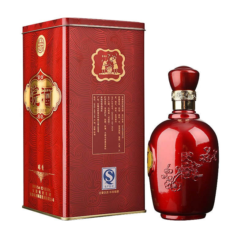 皖酒 酒精度42% 500ml浓香型白酒优级粗粮酿造