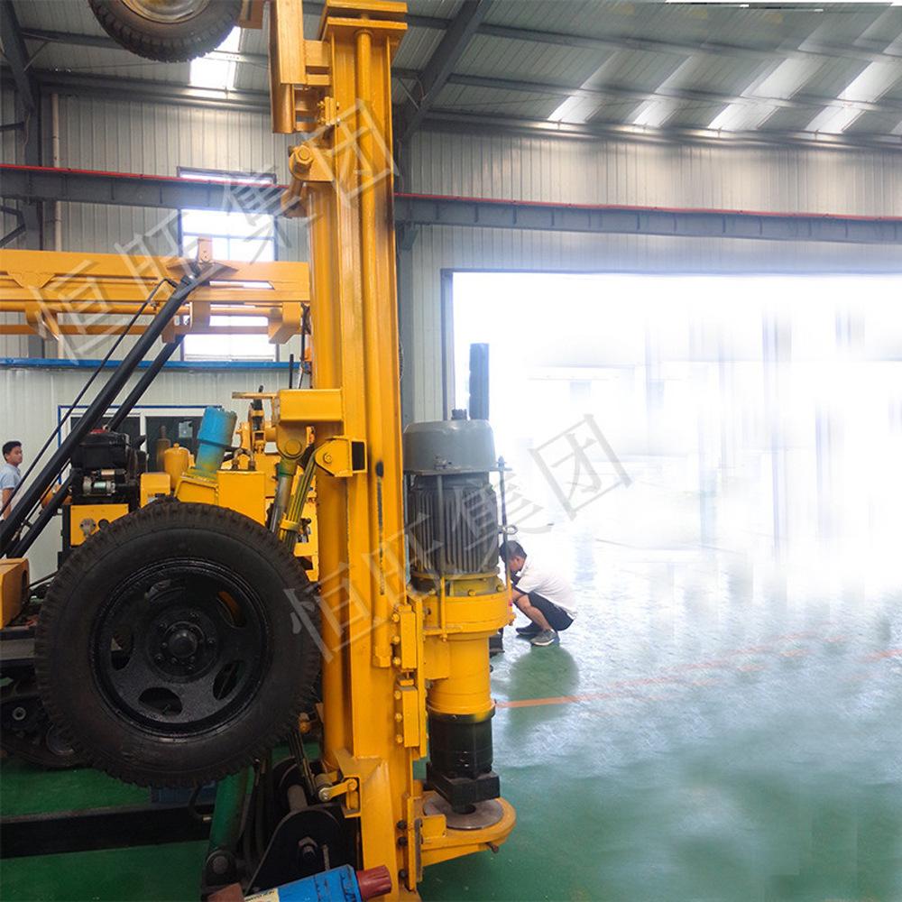 180型履带水井钻机180米岩石高速打孔机 气动潜孔钻机厂家