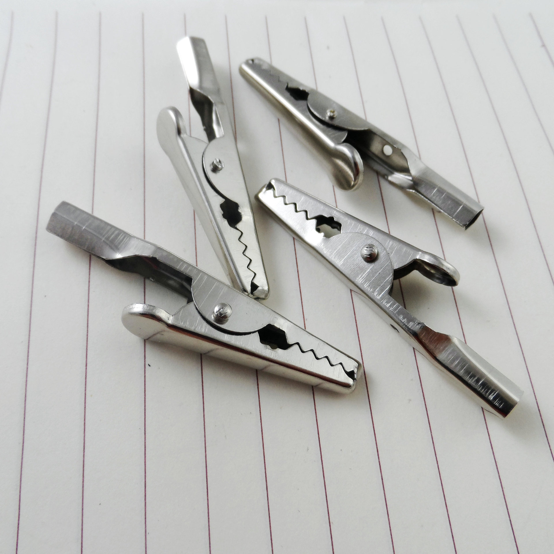 电工夹 一字鸭嘴夹 鳄鱼夹 五金夹子 金属夹子 厂家直销5cm