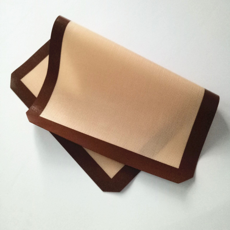 40*30cm硅胶玻璃纤维烤垫 耐高温硅胶烤盘垫 硅胶烤垫 糖艺不沾垫