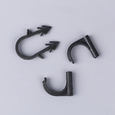 地热地暖塑料卡钉卡子 电地暖发热电缆固定卡 u型倒刺卡厂家批发