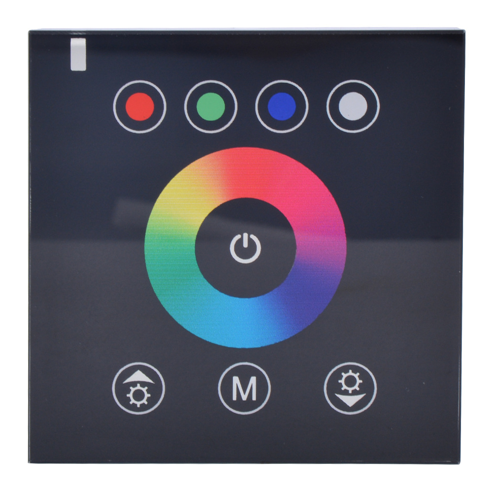led面板调光控制器 led调光器 rgb全彩触摸控制器 面板灯调光器-阿里