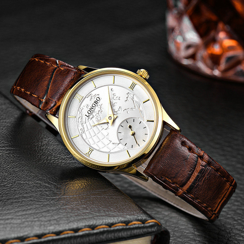 longbo/龙波80313 新款男女对表 简约时尚quartz watch石英表