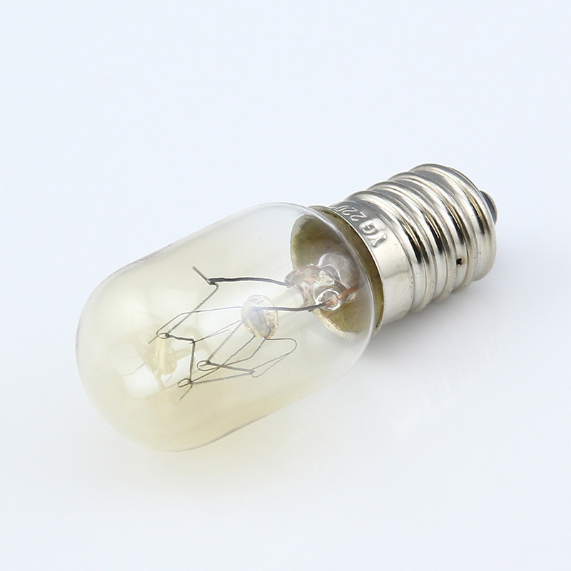 抽油烟机照明e14钨丝小灯泡 微波炉白炽灯光源 15w冷藏电冰箱灯泡