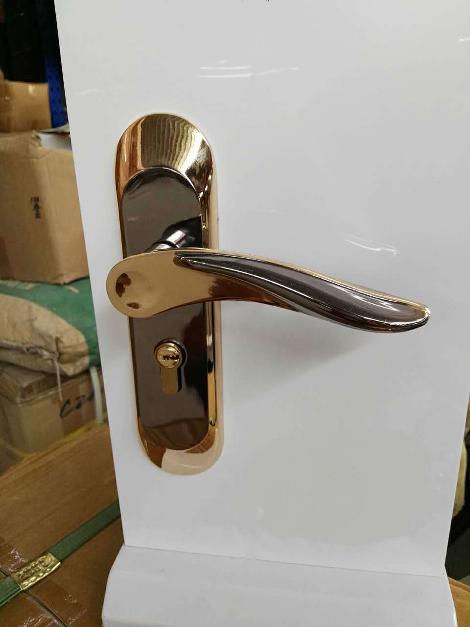 广东厂家直供锌合金房门锁 执手锁 室内门锁 机械门锁支持混批