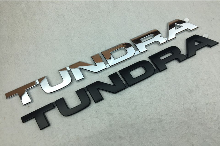 适用于丰田坦途贴标 tundra车贴 坦途车标 abs改装侧标车门贴标