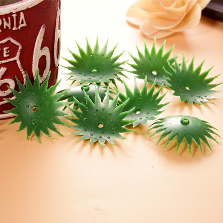 批发菊花托仿真花配件假花材料塑料花托清明绢花制作花类配件花底