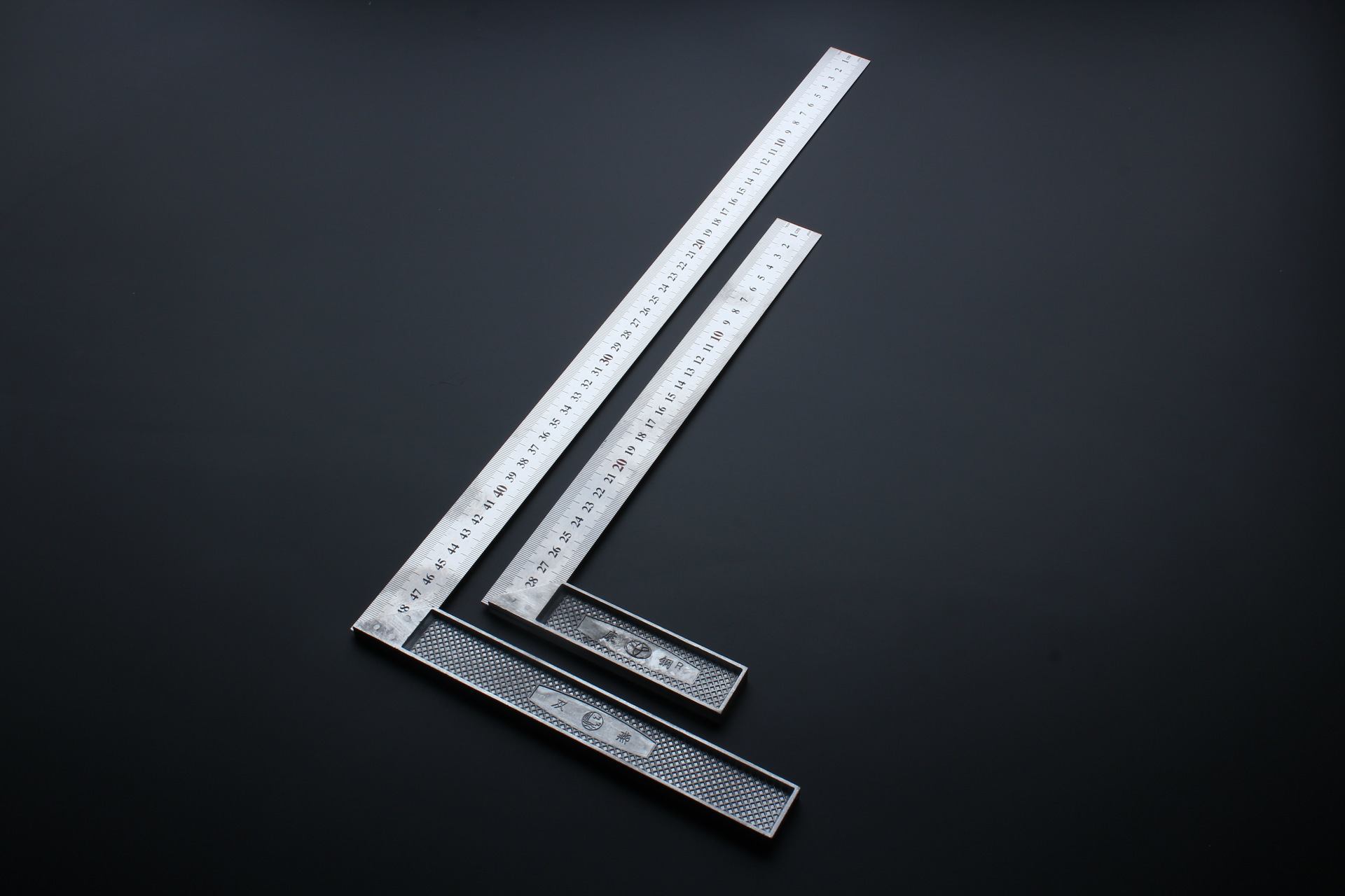 钢角尺300-500mm木工测量工具不锈钢直角尺拐尺