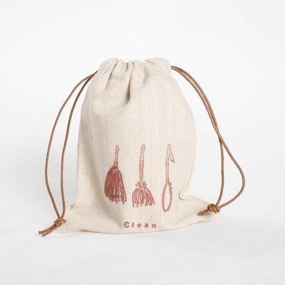 厂家直销帆布纯棉小束口袋抽绳袋定制logo印字礼品袋平口袋涤棉袋