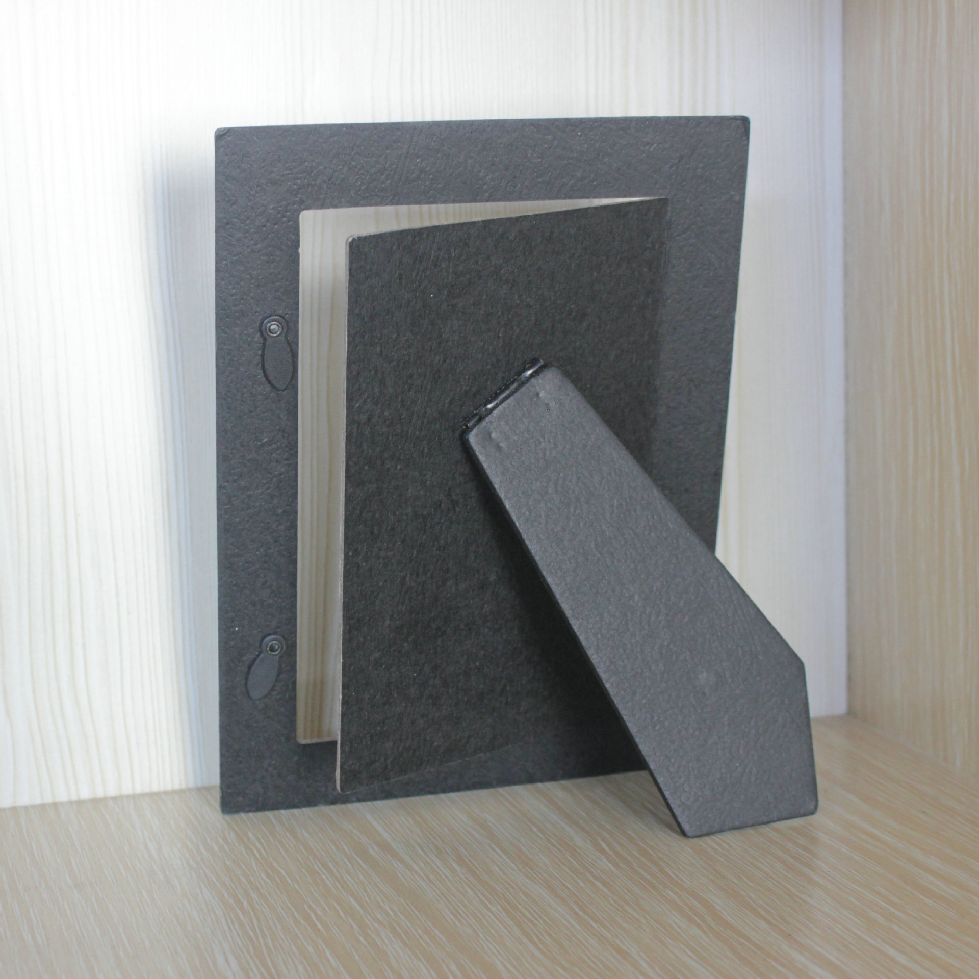 义乌密度板厂家 纸质开窗相框背板 影楼创意摆台支架 规格齐全