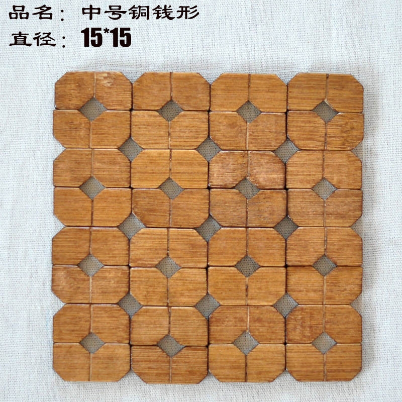 Heat Proof Mat Dining Table Cushion Bamboo Mat Household Coasters Potholder Heat Shielding Pad Plate Mat Teacup Mat Potholder Heat-Proof