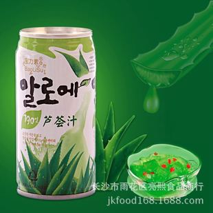 宝力素180ml 芦荟汁磨谷磨谷 韩国监制 1*15瓶/小箱 厂价直销