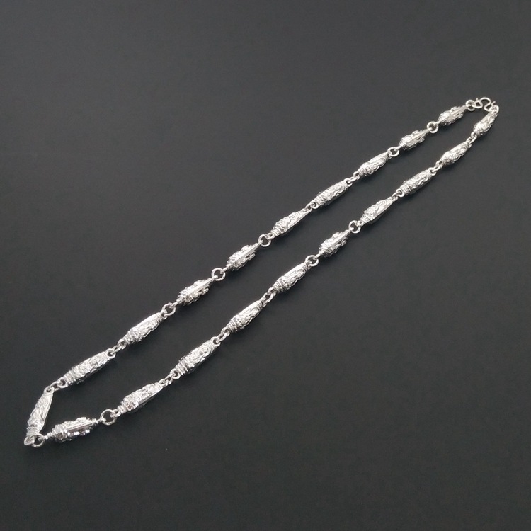 生产批发男士项链 新款加粗观音佛镀银项链 跑江湖展销会货源