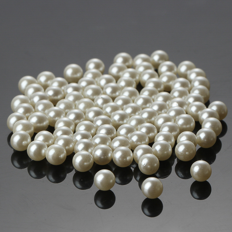 abs仿珍珠散珠diy配件装饰假珍珠无孔圆珠子 4-16mm婚庆珍珠批发