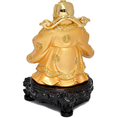 吉星高照财神摆件开业乔迁新居商务礼品室内客厅家庭电视柜装饰品