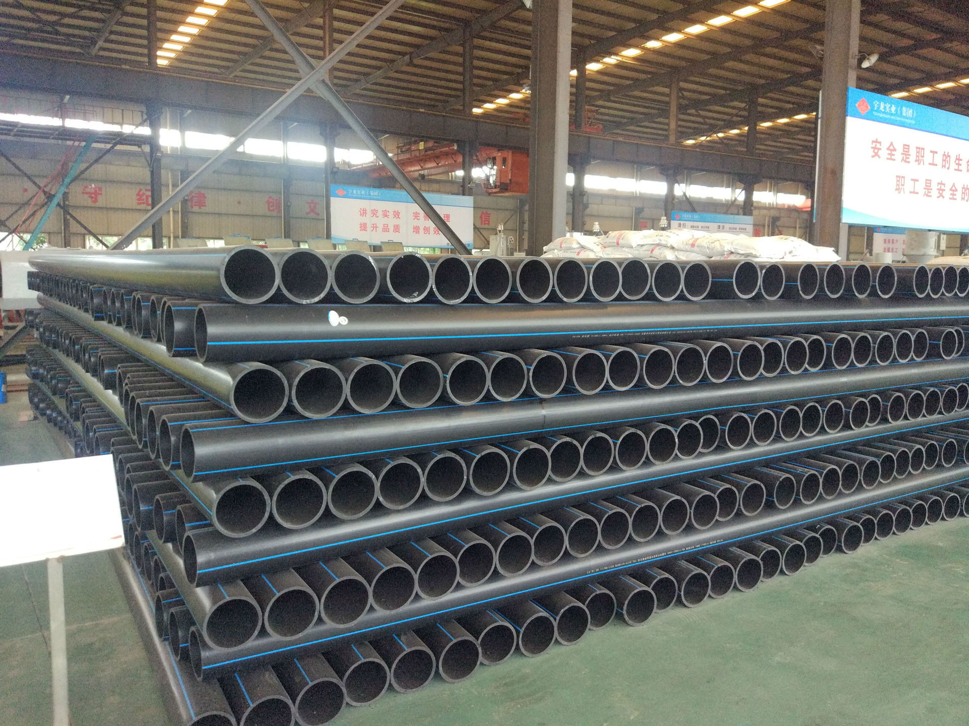 hdpe给水管材供水管道聚乙烯管自来水管 宇龙厂家上海直供