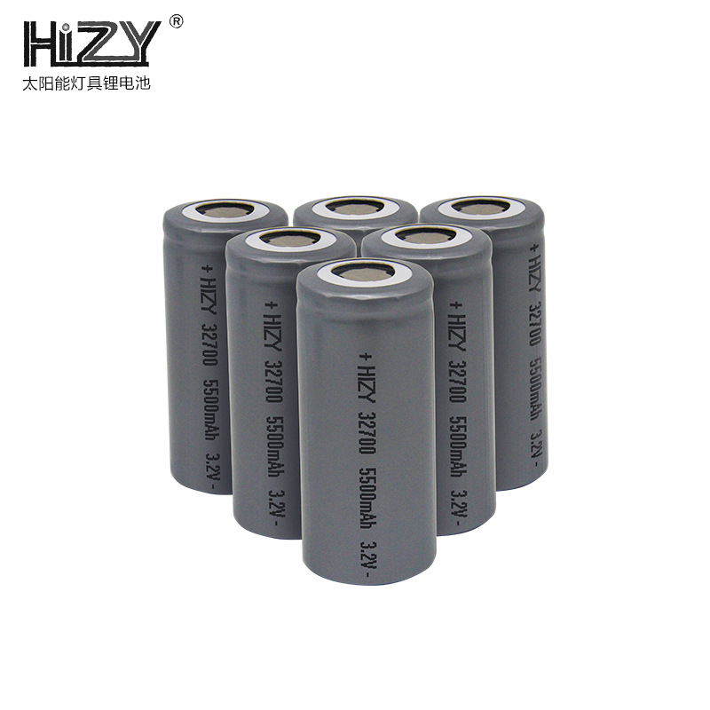 32v磷酸铁锂电池32700led灯具锂电池耐高温5500mah圆柱铁锂电池