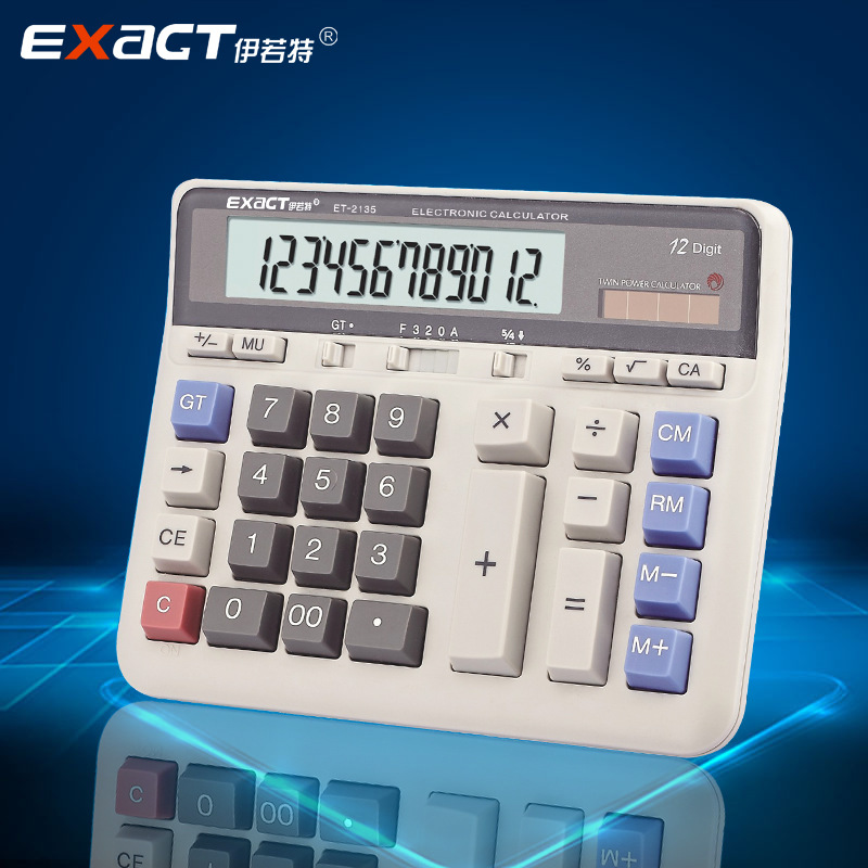 Factory Brand Direct Sales Ilot Solar Calculator 2135 Finance Office Dedicated Product Computer Wholesale