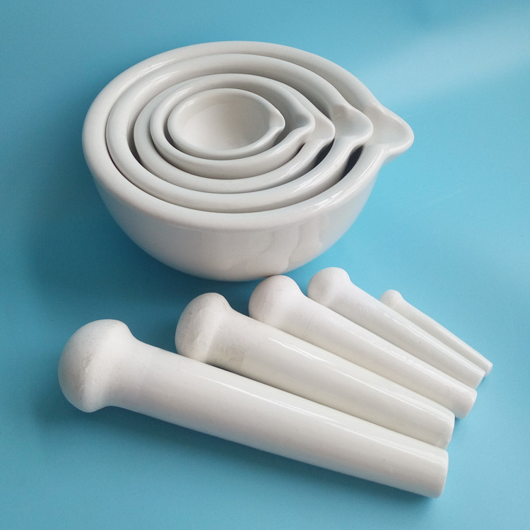 130mm陶瓷乳钵捣药研钵13cm药缸研药碗研磨棒