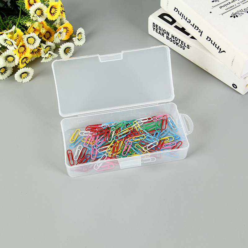 Transparent Pp Box Rectangular Plastic Box Spare Parts Box Mobile Phone Storage Device Mini Small Sized Storage