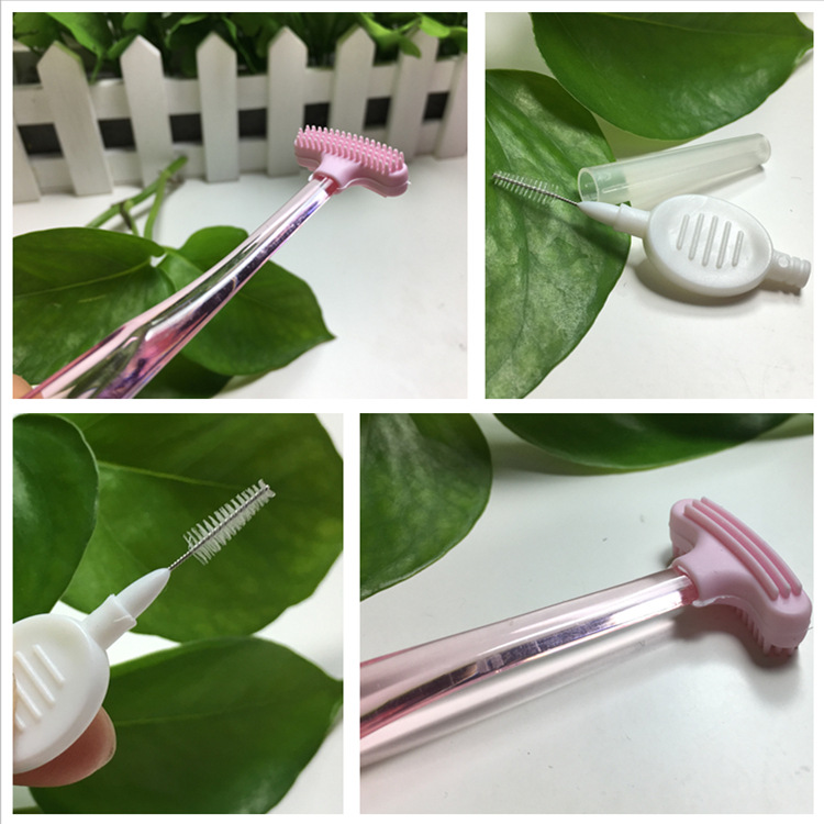 New Style Customizable Dental Floss Tongue Scraper Interdental Brush Oral Cleaning Care Tool Set Factory Wholesale
