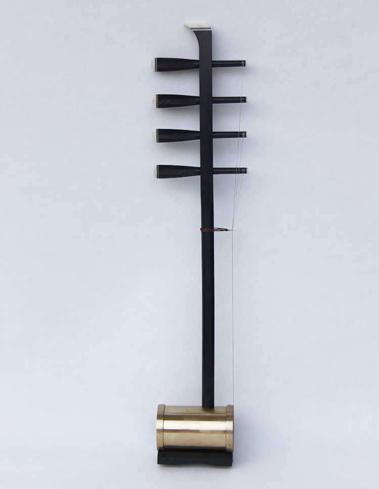 高音四胡 黑檀木铜筒高音四胡皮影戏二人台四胡乐器蒙古四胡 衡乐