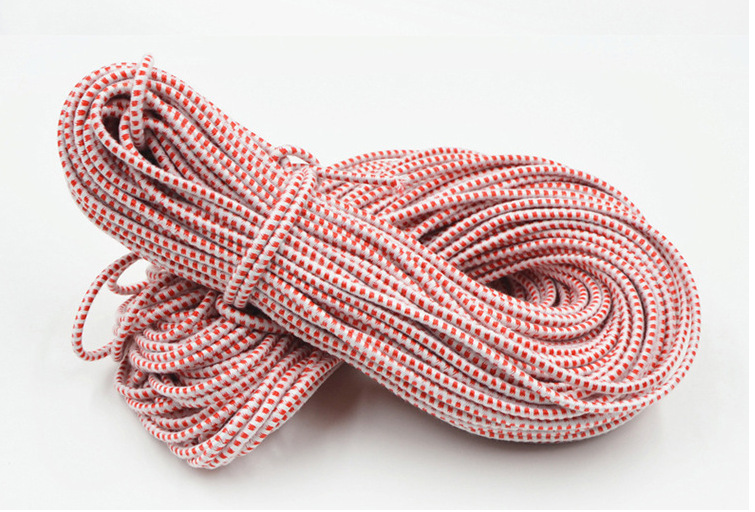 促销老款圆松紧绳带老人裤腰橡皮筋儿童跳皮筋红白点弹力带3mm粗