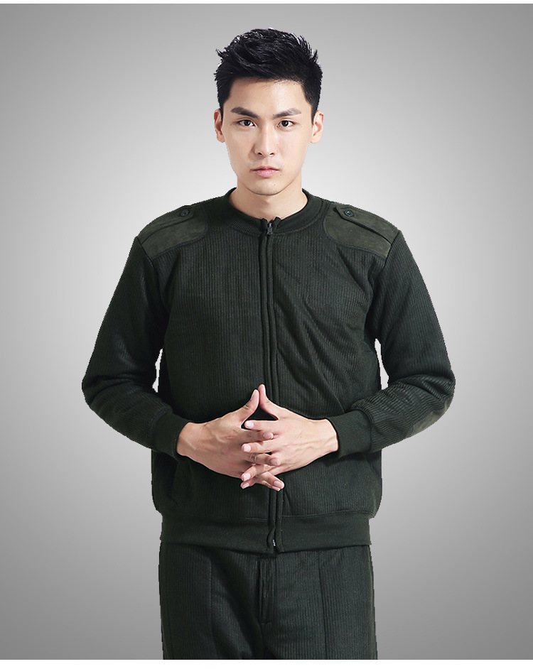 07绒衣裤套装保暖军绿色绒衣武汉厂家现货批发军迷保暖羊绒套装