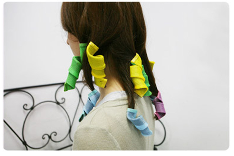 卷头发工具 卷发条卷刘海魔法卷diy卷发工具百变卷发带蜗牛卷神器