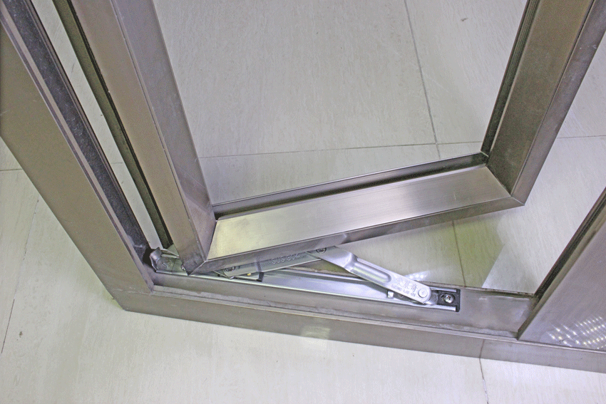 5槽单支点四连杆窗撑滑撑外开窗上悬窗撑杆风撑不锈钢