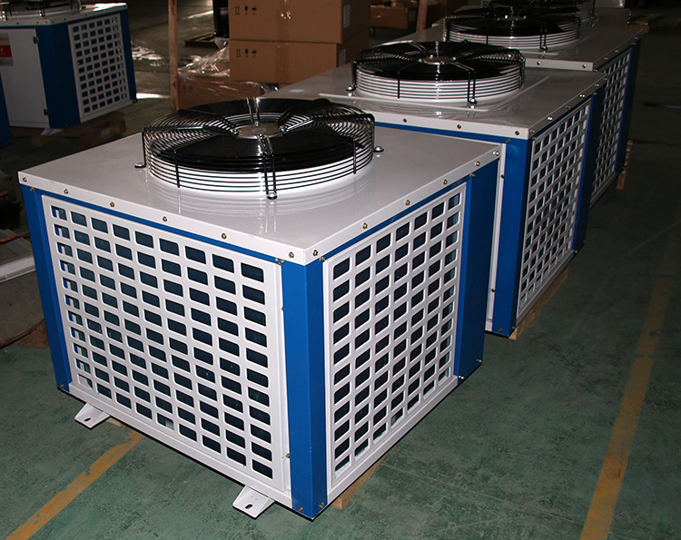 翅片式风冷冷凝器/风机蒸发器/铜管高效散热器换热器fnu型足平方