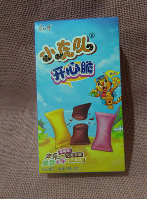 康师傅 小虎队 开心脆 欢乐缤纷口味 一盒40克