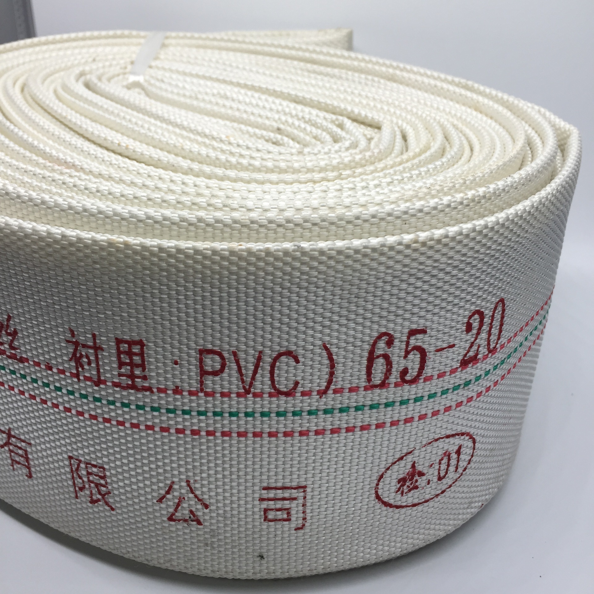 【厂家直销】国标3c有衬里消防水带8-65-20/25米 工程验收专用