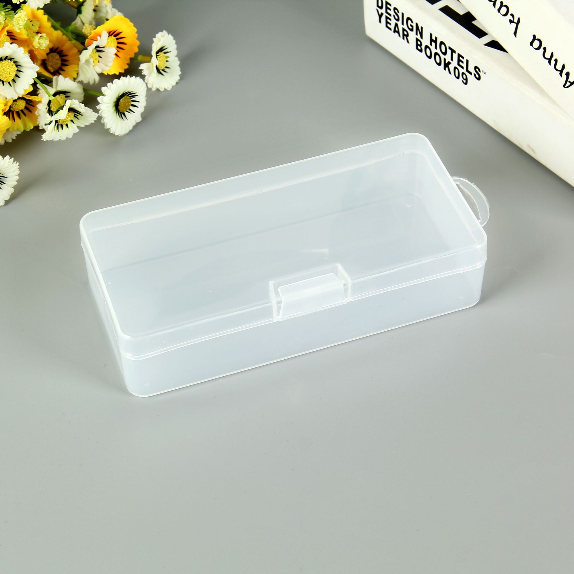 Transparent Pp Box Rectangular Plastic Box Spare Parts Box Mobile Phone Storage Device Mini Small Sized Storage