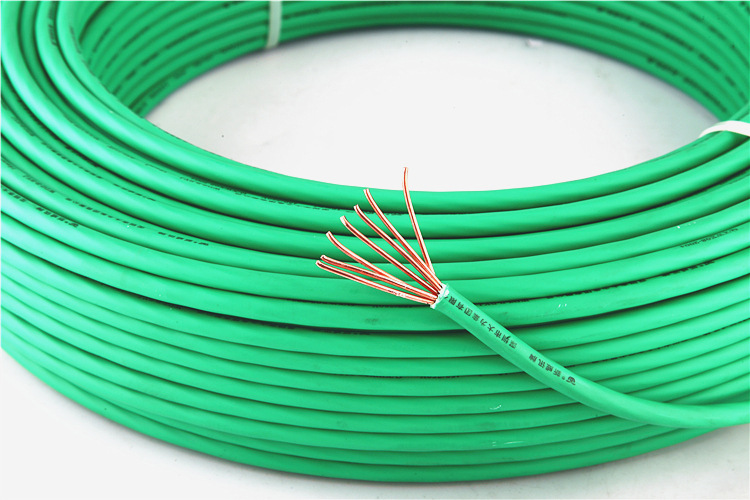 70℃阻燃铜芯硬导体家装 zr-bv-35 pvc抗酸碱绝缘铜芯电线35平方