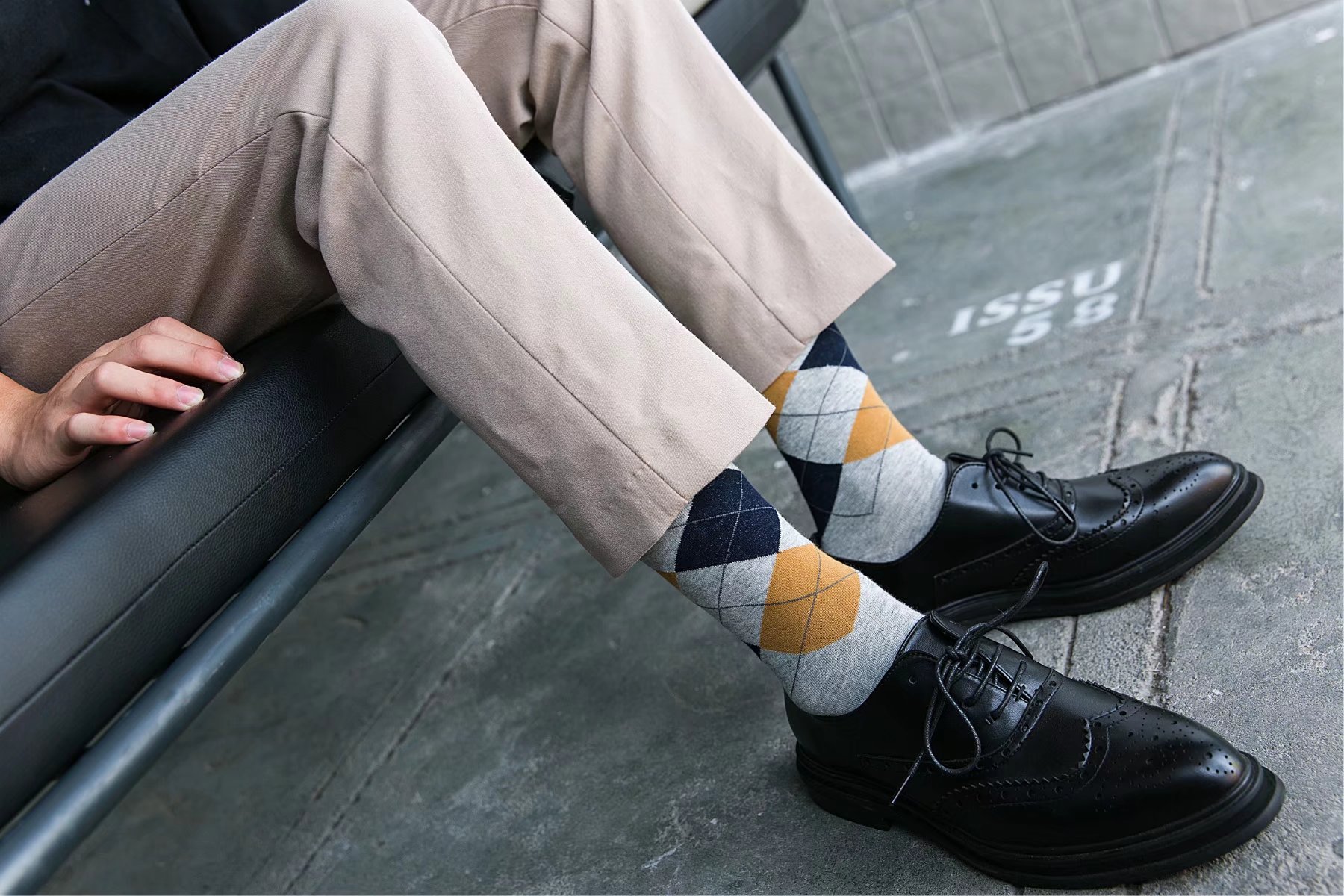 男士高筒袜_外贸原单高筒男袜苏格兰袜子方格中ebay商务 - 阿里巴巴