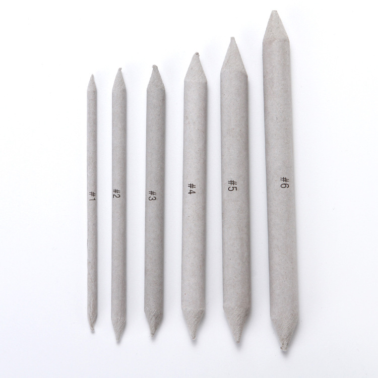 6支宣纸笔 素描修正笔批发 纸擦笔 美术用品厂家直销