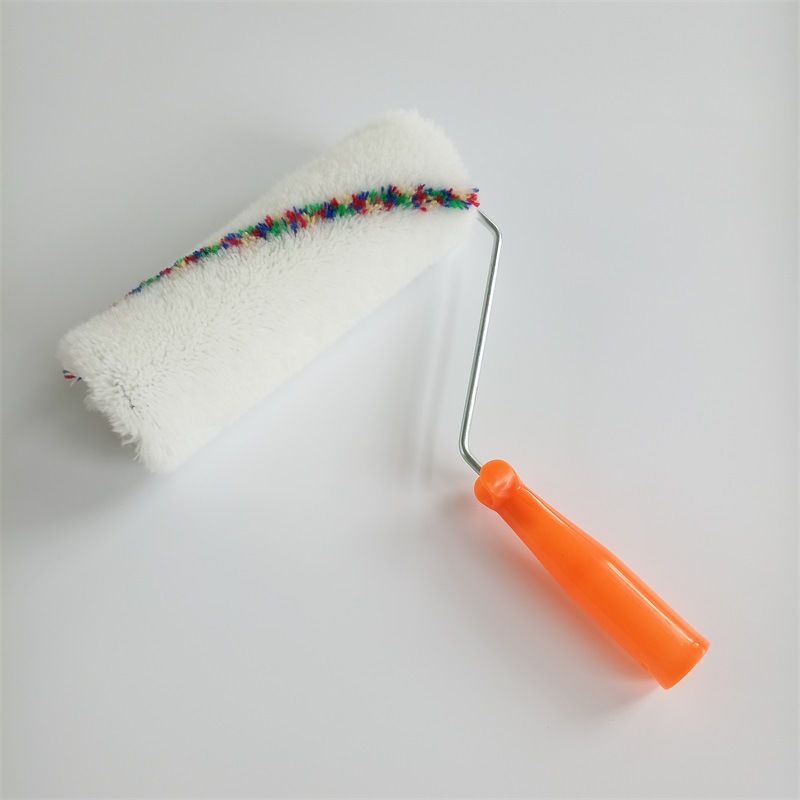 厂家直销 华星508五彩滚筒刷 乳胶漆长毛滚筒 油漆涂料滚筒刷