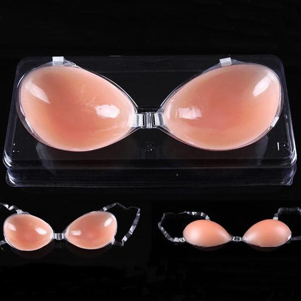 2倍加厚普通杯2017新款硅胶内衣 隐形文胸批发婚纱礼服聚拢胸贴厂