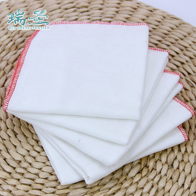 一套五条装厨房清洁纱布洗碗巾 四层五层六层加厚抹布定制