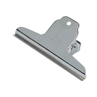 得力9534山形铁票夹1.5号夹山形夹不锈钢票据夹子127mm 4只价