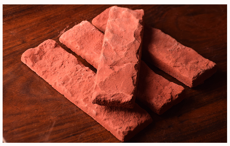 佛山红色文化砖文化石别墅外墙砖仿古砖客厅电视背景墙砖艺术红砖